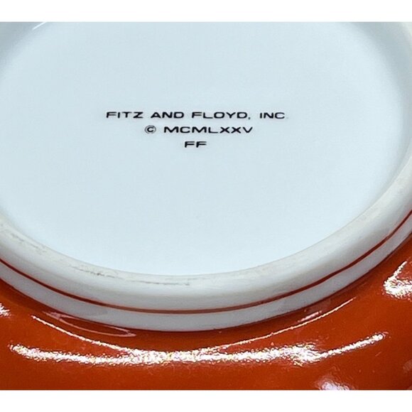 5 Fitz & Floyd Rondelet Terra Cotta Octagonal Vegetable Fruit Bowls - Picture 4 of 9